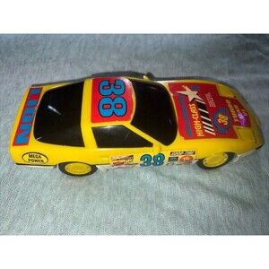 Turbo Car 38 Vintage NavyStar Yellow Corvette 9" Preowned Toy Collectable